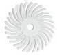 1" RADIAL POLISHING DISCS, WHITE 2500 grit