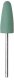 ACRYLIC POLISHER MOUNTED BULLET GREEN, medium 24mm(h)x10mm(w) 220 grit