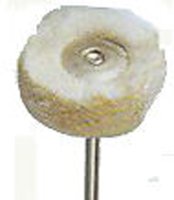 POLISHING BUFFS/BOBS, MOUNTED ON a 3/32\" (2.3mm) mandrel , sold in packs of 12