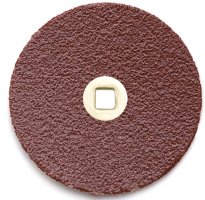 BRASS CENTER ALUMINUM OXIDE Water Proof DISC 7/8\"(22mm) fine grit 100 pcs