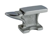 ANVIL, BENCH, CHROME FINISH 5.25\" X 2.75\"