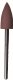 ACRYLIC POLISHER MOUNTED brown, medium 24mm(h)x10mm(w) 320 grit