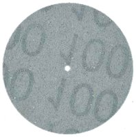 PIN HOLE CENTER ALUMINUM OXIDE PLASTIC DISC 1 1/2\"(38mm)FINE grit 100 pcs