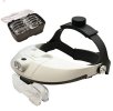BINOCULAR VISOR 5 Lenses Dual LED Double Head band