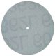 PIN HOLE CENTER ALUMINUM OXIDE PLASTIC DISC 1 1/2"(38mm)MEDIUM 100 pcs