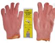 JEWELERS POLISHING GLOVES, red , pair