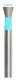 HP DIAMOND BURS /6 pack Inverted cone 2.3mm