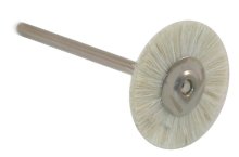 MINIATURE BRUSHES, MOUNTED on a 3/32\" (2.3mm) mandrel , sold in packs of 12