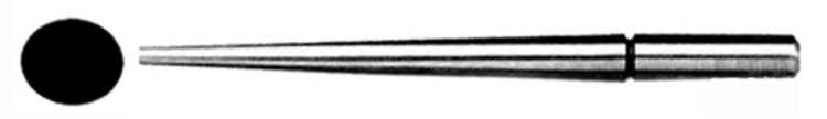 OVAL BEZEL MANDREL 11" long - Click Image to Close