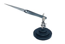 THIRD HAND HOLDER, TWEEZER on ROUND BASE