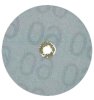 MaxiFinish BRASS CENTER ALUMINUM OXIDE PLASTIC DISC 1 1/2"(38mm)X-FINE grit 100 pcs