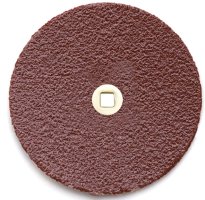 ALUMINUM OXIDE BRASS CENTER DISC 1 1/2\"(38mm) Fine grit box of 100