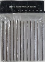 Jewelers Saw blades 12 assorted sizes 144 blades