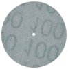 PIN HOLE CENTER ALUMINUM OXIDE PLASTIC DISC 1 1/2"(38mm)FINE grit 100 pcs