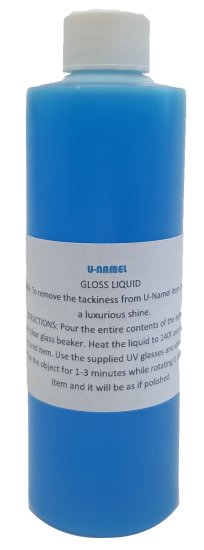 U-NAMEL ® GLOSS LIQUID, 8OZS - Click Image to Close