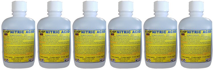 NITRIC ACID 6 x1 Liter (33.8oz) 67% - Click Image to Close