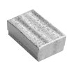 COTTON FILLED BOXES SILVER, 1"X1"X0.6"Measures 1 7/8" x 1 1/4" x 5/8"H. Unit:100 pcs.