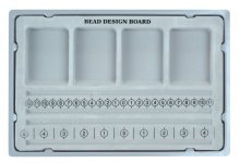 Flocked Bead Board with Lid 0-1/2-Inch by 7-Inch