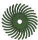 1" RADIAL POLISHING DISCS, GREEN 1000 grit