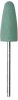 ACRYLIC POLISHER MOUNTED BULLET GREEN, medium 24mm(h)x10mm(w) 220 grit