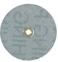 MaxiFinish BRASS CENTER ALUMINUM OXIDE PLASTIC DISC 1 1/2\"(38mm) FINE grit 100 pcs