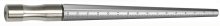 STAINLESS STEEL RING MANDREL, hard chromed , ungrooved, marked 1-16