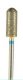 DIAMOND BUR, SINTERED, Medium 240 grit 2.34mm mandrel(hp) Domed Cylinder 14x5mm