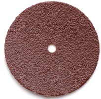 ALUMINUM OXIDE DISC PIN HOLE CENTER 7/8\"(21mm) MEDIUM 120 grit, 100 pieces