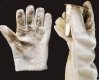 JEWELERS POLISHING GLOVES, white , pair