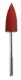 MOUNTED POLISHER RED POINTED 24mmx10mm XX coarse 320 grit