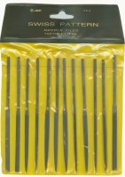 NEEDLE FILES SWISS PATTERN, CUT #2 (Medium) SET OF 12 Assorted shapes