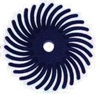 1\" RADIAL POLISHING DISCS, DARK BLUE 80 grit