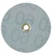 MaxiFinish BRASS CENTER ALUMINUM OXIDE PLASTIC DISC 1 1/2"(38mm)X-FINE grit 100 pcs