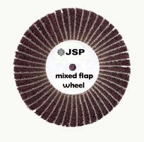 MIXED FLAP WHEEL 4\" X 5/8\" (100X15X8mm).Coarse