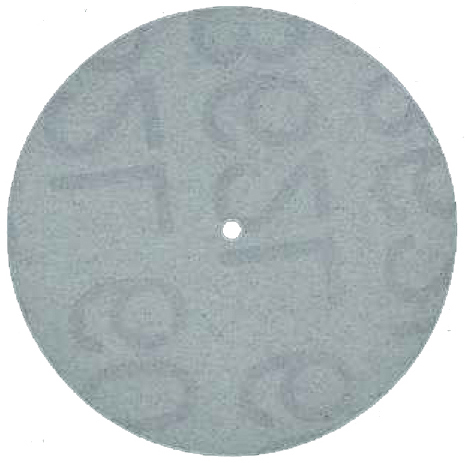 MaxiFinish PIN HOLE ALUMINUM OXIDE PLASTIC DISC 7/8"(21mm)SUPER-FINE grit 100 pcs