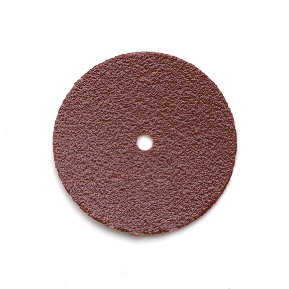 ALUMINUM OXIDE DISC PIN HOLE CENTER 7/8"(21mm) fine 320 grit, box of 100