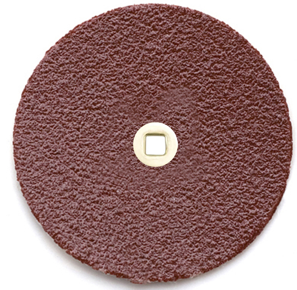 ALUMINUM OXIDE BRASS CENTER DISC 1 1/2"(38mm) Fine grit box of 100