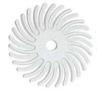 1" RADIAL POLISHING DISCS, WHITE 2500 grit