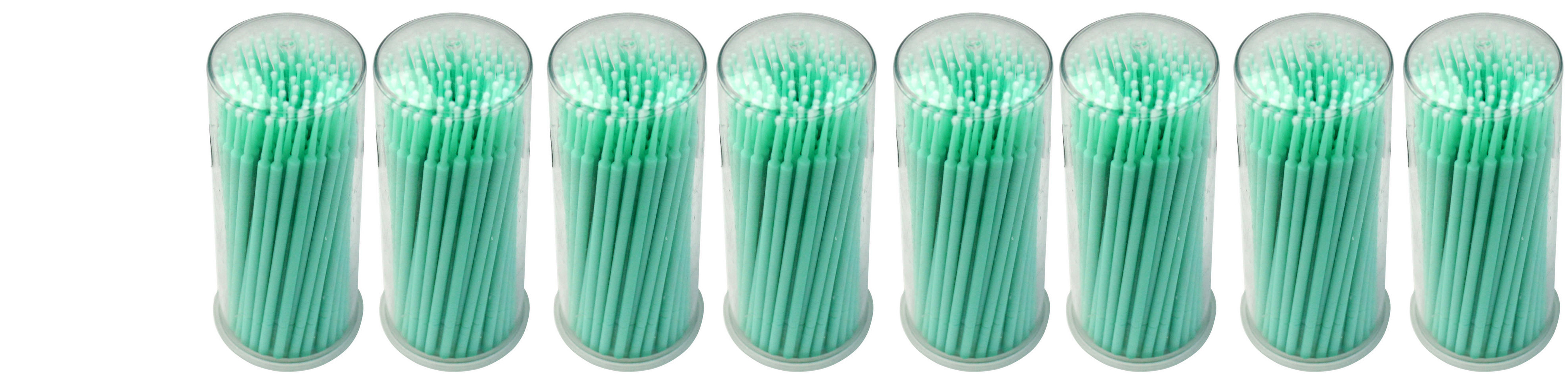 MICRO APPLICATOR BRUSH 2.00MM / 100PCS REGULAR GREEN