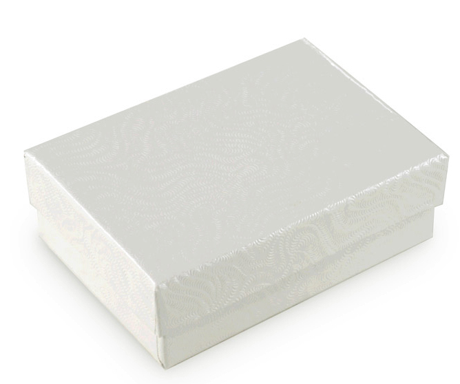 COTTON FILLED BOXES WHITE,2"X1"X0.9" #21
