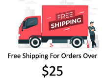 Free Shipping For Orders Over $25