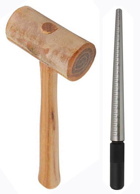 RAWHIDE MALLET 3" DIA length 3 3/8" #5