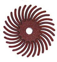 1" RADIAL POLISHING DISCS, RED 220 grit