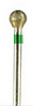 DIAMOND BUR, SINTERED, Coarse 120 grit 2.34mm mandrel(hp)Round, ball 6mm