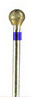 DIAMOND BUR, SINTERED, Medium 240 grit 2.34mm mandrel(hp)Round, ball 6mm