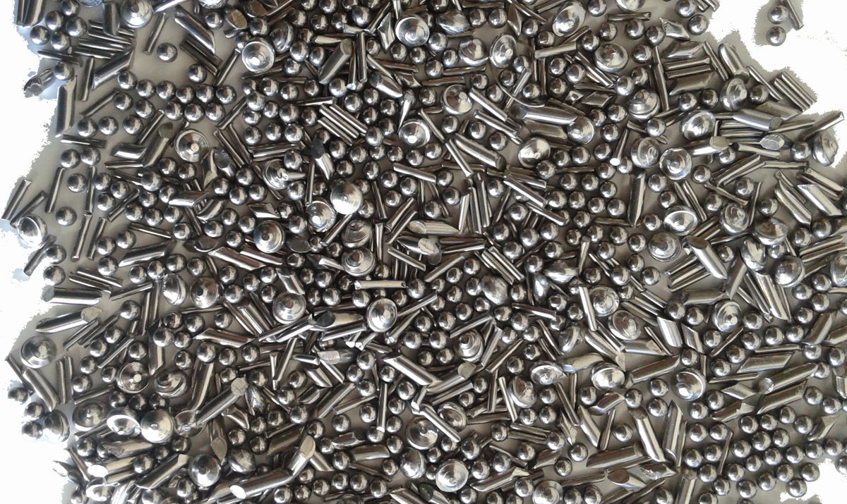 STAINLESS STEEL TUMBLING SHOT 1/8" MIX / 10LB