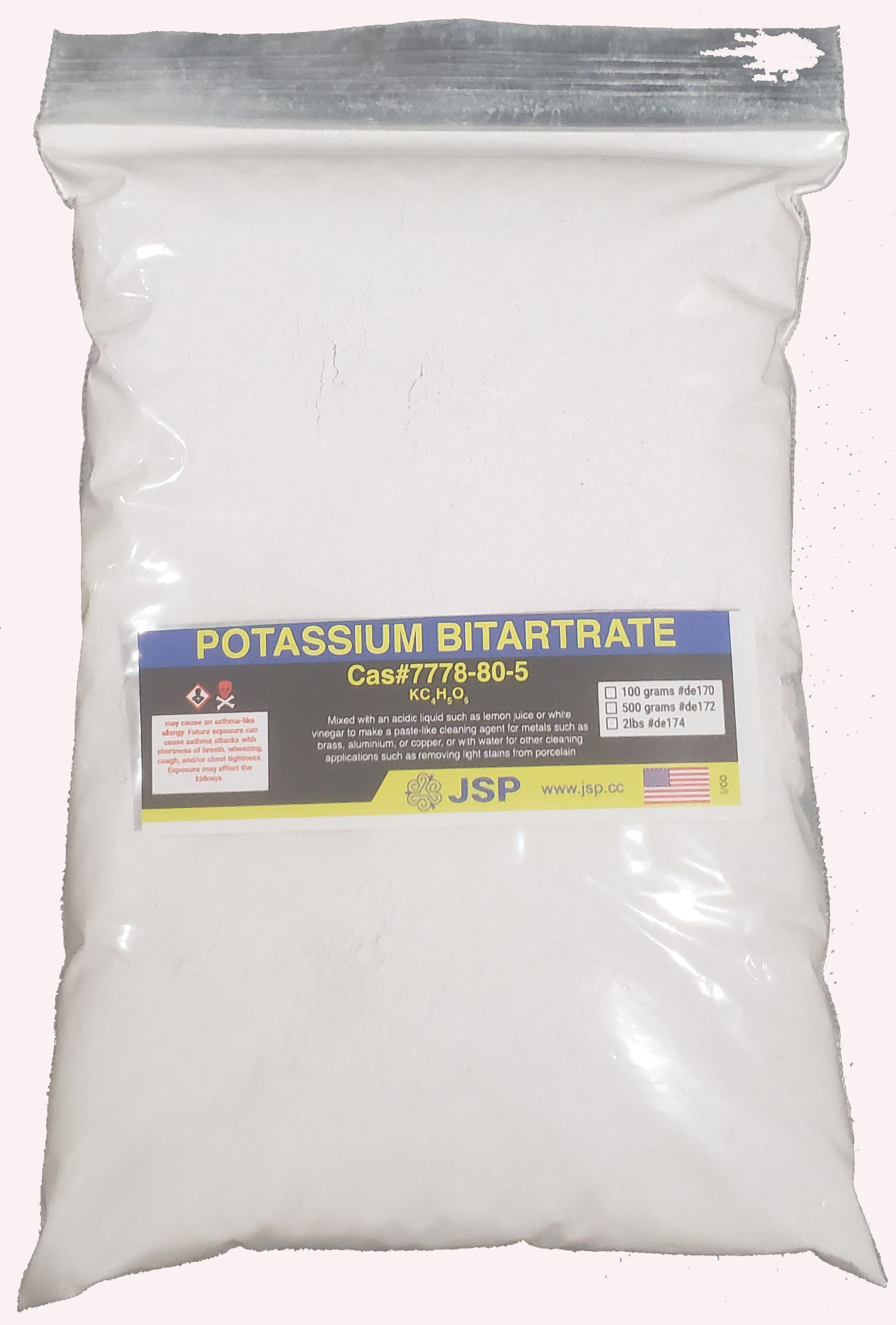 POTASSIUM BITARTRATE 2 pounds