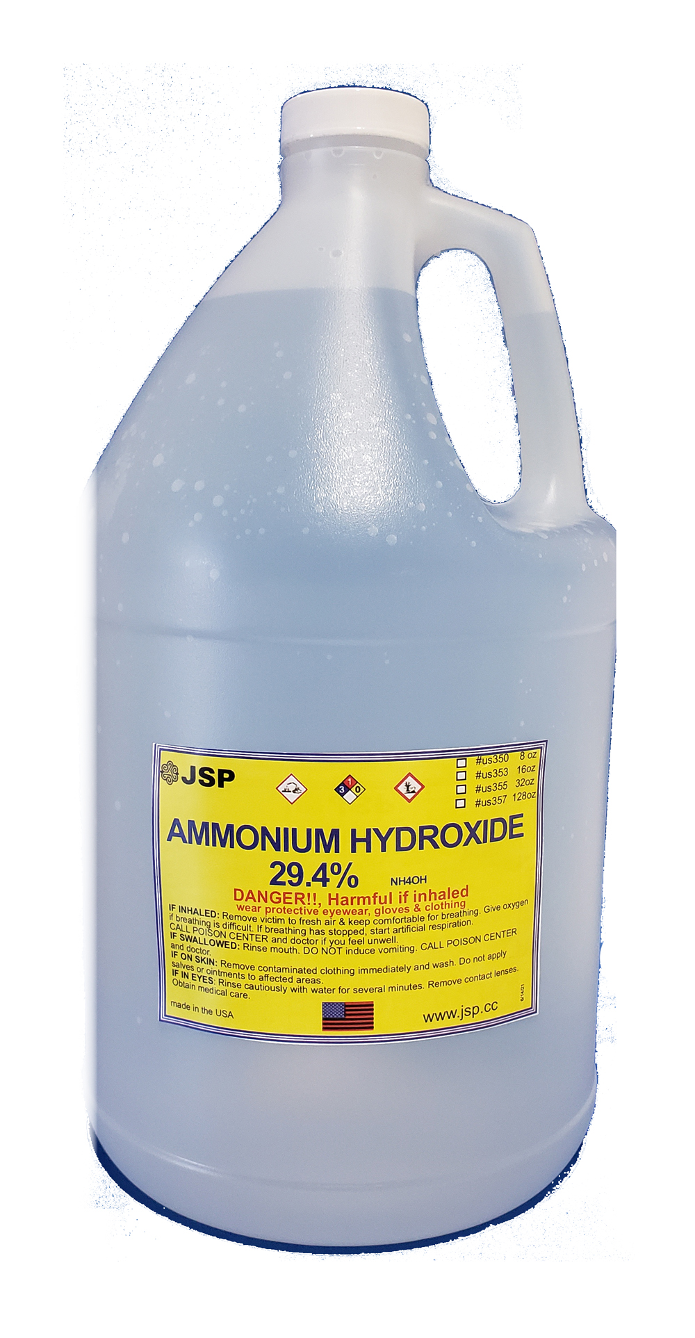 Ammonium Hydroxide Solution 29.4% 128 oz